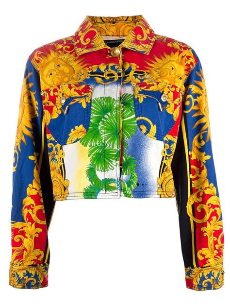 versace jeans couture baroque sun jacket|versace jeans coats.